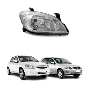 Farol Gm Celta Prisma 2006 Até 2011 Lado Direito Passageiro