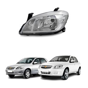 Farol Gm Celta Prisma 2006 Até 2011 Lado Esquerdo Motorista