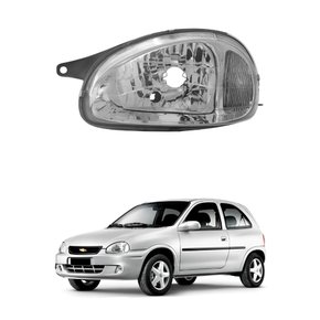 Farol Gm Corsa 2000 Até 2010 Lado Esquerdo Motorista