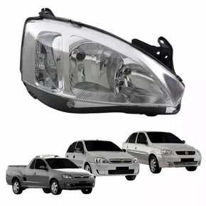 Farol GM Corsa Hatch Sedan 2003 Até 2012 Montana 2003 Até 2010 Lado Direito Passageiro