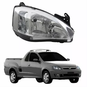 Farol GM Montana 2003 Até 2010 Lado Direito Passageiro