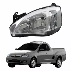 Farol GM Montana 2003 Até 2010 Lado Esquerdo Motorista