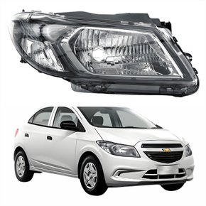 Farol Gm Onix 2013 até 2016 Original Arteb Fumê Lado Direito Passageiro