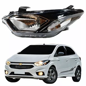 Farol Gm Onix 2017 Até 2019 Com LED Lado Esquerdo Motorista