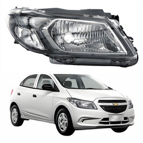 Farol Gm Onix Joy 2017 até 2019 Original Arteb Fumê Lado Direito Passageiro