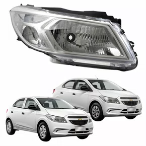 Farol Gm Onix Prisma 2013 até 2016 Onix Joy Prisma Joy 2017 até 2019 Lado Direito Passageiro