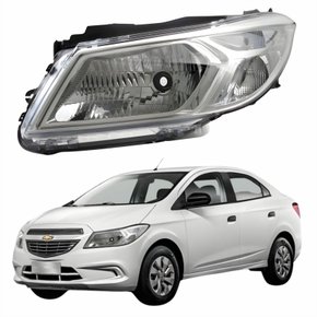 Farol Gm Prisma Joy 2017 até 2019 Original Arteb Lado Esquerdo Motorista