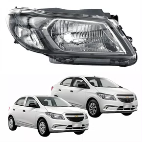 Farol Gm Prisma Onix 2013 até 2016 Prisma Joy Onix Joy 2017 até 2019 Original Fumê Lado Direito Passageiro