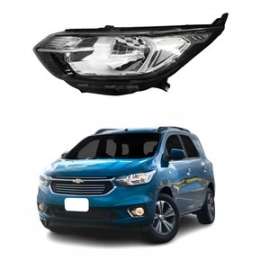 Farol Gm Spin 2019 Até 2023 Com Led Lado Esquerdo Motorista