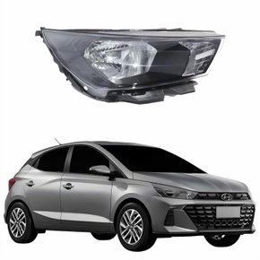 Farol Hyundai Hb20 2023 2024 Lado Direito Passageiro