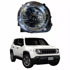 Farol Principal Jeep Renegade 2015 Até 2020 Sem Led Lado Direito Passageiro