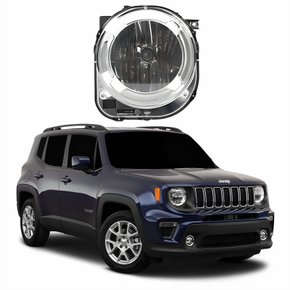 Farol Jeep Renegade 2015 Até 2020 Sem Led Lado Direito Passageiro