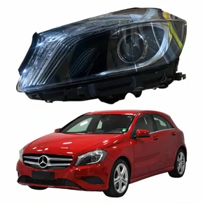 Farol Principal Mercedes Benz Classe A 2012 Até 2017 Com Led Lado Esquerdo Motorista