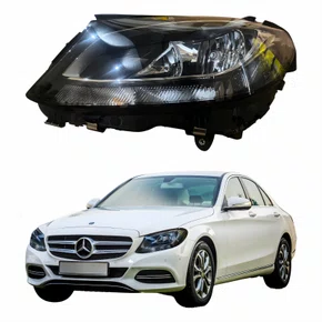 Farol Principal Mercedes Benz C180 2015 2016 2017 Sem Led Lado Esquerdo Motorista