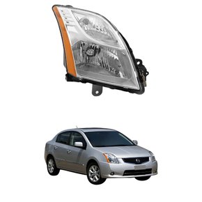 Farol Nissan Sentra 2010 2011 2012 2013 Mascara Cromada Lado Direito Passageiro