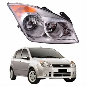 Farol Principal Ford Fiesta 2008 2009 2010 Lado Direito Passageiro