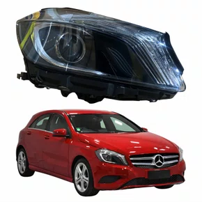Farol Principal Mercedes Benz Classe A 2012 Até 2017 Com Led Lado Direito Passageiro