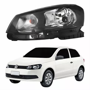 Farol Principal Vw Gol G6 2012 Até 2016 Foco Simples Lado Esquerdo Motorista