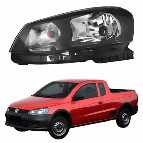 Farol Principal Vw Saveiro G6 2013 Até 2016 Foco Simples Lado Esquerdo Motorista