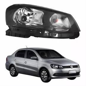 Farol Principal Vw Voyage G6 2013 Até 2016 Foco Simples Lado Direito Passageiro