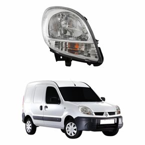 Farol Renault Kangoo 2008 Até 2014 Lado Direito Passageiro