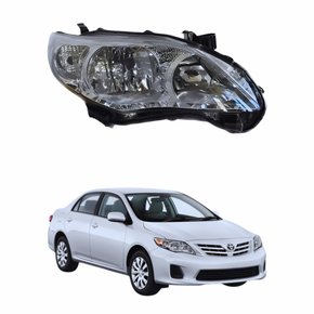 Farol Toyota Corolla 2012 2013 2014 Mascara Cromada Lado Direito Passageiro