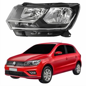 Farol Vw Gol G8 2018 Até 2023 Foco Duplo Lado Esquerdo Motorista