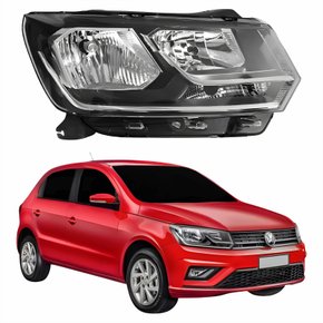 Farol Vw Gol G8 2018 Até 2023 Original Arteb Foco Duplo Lado Direito Passageiro