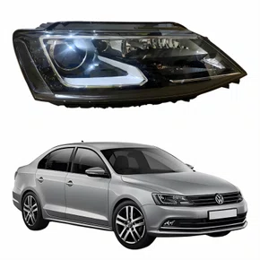 Farol Principal Vw Jetta 2012 Até 2018 Com Xenon Lado Direito Passageiro