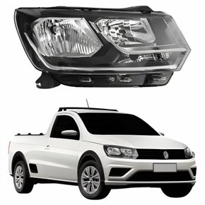 Farol Vw Saveiro G7 2016 Até 2022 Original Arteb Foco Duplo Lado Direito Passageiro