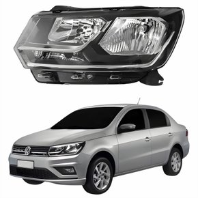 Farol Vw Voyage G8 2018 Até 2023 Foco Duplo Lado Esquerdo Motorista