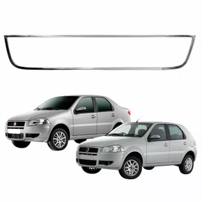 Friso Cromado Parachoque Fiat Palio Siena El 2008 até 2012 Inferior