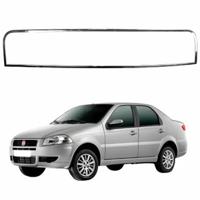 Friso Cromado Parachoque Fiat Siena El 2008 até 2012 Superior