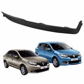 Friso Do Farol Renault Sandero Logan 2014 Até 2019 Lado Direito Passageiro