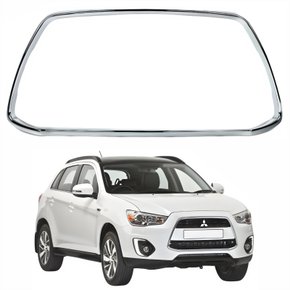 Friso Grade Central Mitsubishi ASX 2013 Até 2016 Cromada