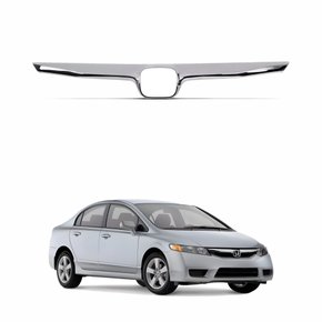 Friso Grade Radiador Honda Civic 2009 2010 2011 Cromado