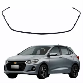 Friso Grade Radiador Inferior Gm Onix Hatch 2020 Até 2024 Black Piano