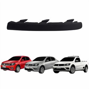 Friso Inferior Parachoque Vw Gol Saveiro Voyage G8 2018 Até 2023 Lado Esquerdo Motorista