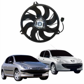 Gmv Peugeot 206 2000 Até 2008 207 2009 Até 2015 Com Ar Valeo Conector 2 Pinos