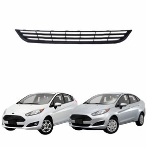 Grade Central Parachoque Ford New Fiesta Hatch Sedan 2014 Até 2018