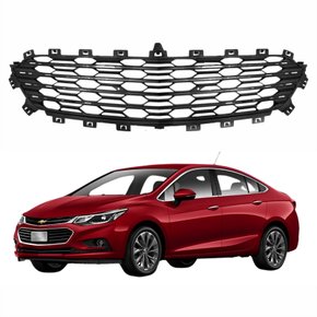 Grade Central Parachoque GM Cruze Sedan LTZ 2016 a 2019 Com Furo Friso
