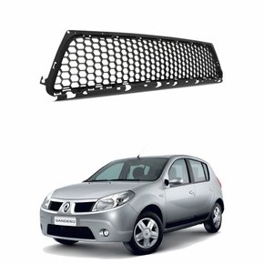 Grade Central Parachoque Renault Sandero 2008 2009 2010 2011