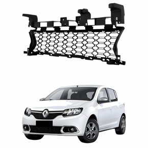Grade Central Parachoque Renault Sandero 2015 2016 2017 2018 2019