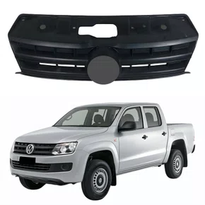 Grade Central Radiador Vw Amarok 2010 Até 2016 Sem Friso