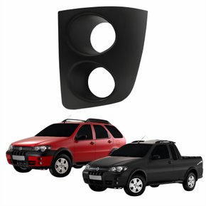 Grade Parachoque Fiat Palio Strada Adventure 2005 2006 2007 2008 Com Furo Lado Esquerdo Motorista