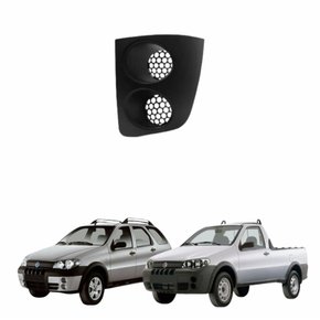 Grade Parachoque Fiat Palio Strada Adventure 2005 até 2008 sem Furo Lado Esquerdo Motorista