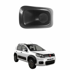 Grade Parachoque Fiat Uno 2015 2016 sem Furo Lado Direito Passageiro