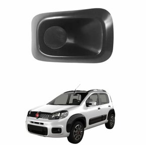 Grade Parachoque Fiat Uno 2015 2016 sem Furo Lado Esquerdo Motorista