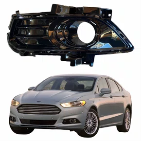 Grade Parachoque Ford Fusion 2013 2014 2015 2016 Com Furo Lado Esquerdo Motorista