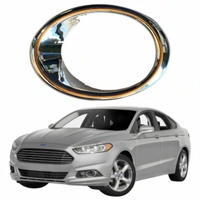 Grade Parachoque Ford Fusion 2013 2014 2015 2016 Moldura Cromada Lado Esquerdo Motorista